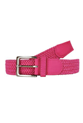 Elastic belt with silver closure